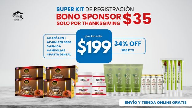 Imagen de SUPER KIT DE REGISTRACION (200 pts)