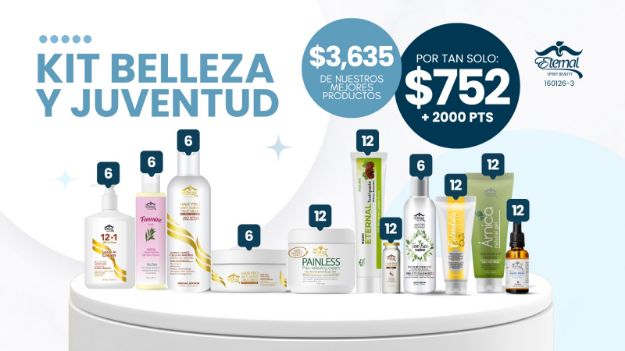 Imagen de 160126-3 Kit Belleza y Juventud: $3635 en productos