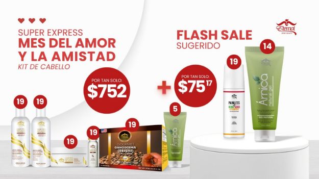 Imagen de Super Activacion Mes del Amor y la Amistad Kit Cabello