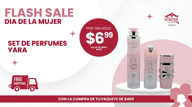 Imagen de Flash Sale Dia de la Mujer - Set de Perfumes Yara