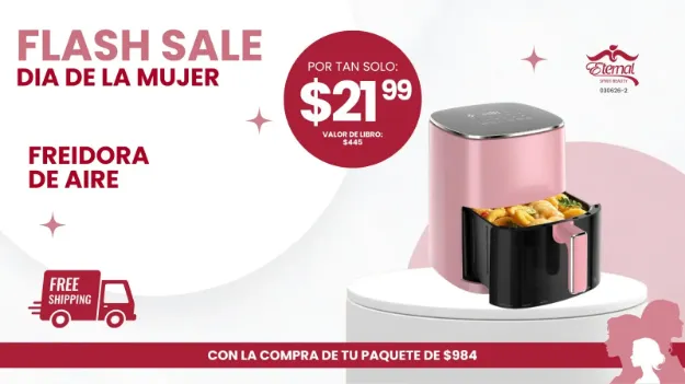 Imagen de Flash Sale Dia de la Mujer - Freidora de Aire