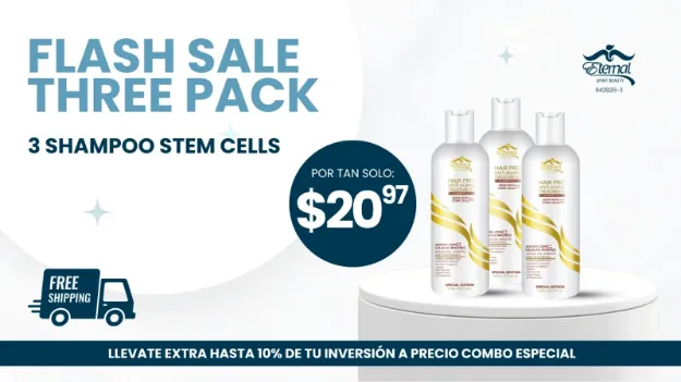 Imagen de COMBO FLASH SALE THREE PACK (3) CHAMPU CELULAS MADRES