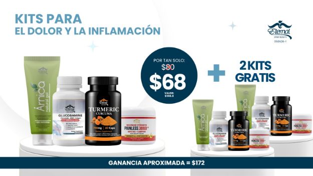 Imagen de Combo Flash Sale 050625-1 Kit para el dolor y la inflamacion