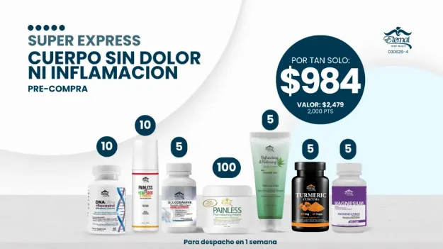 Imagen de SUPER EXPRESS CUERPO SIN DOLOR NI INFLAMACION