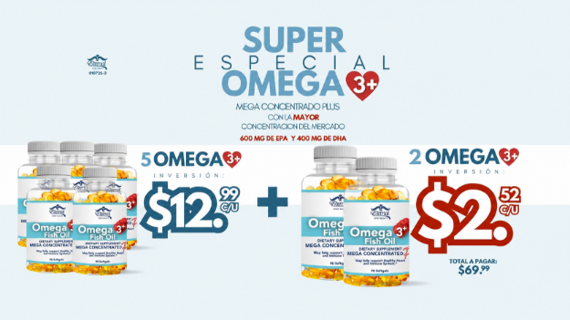 Imagen de Promo 060426-1: Super Especial Omega 3+
