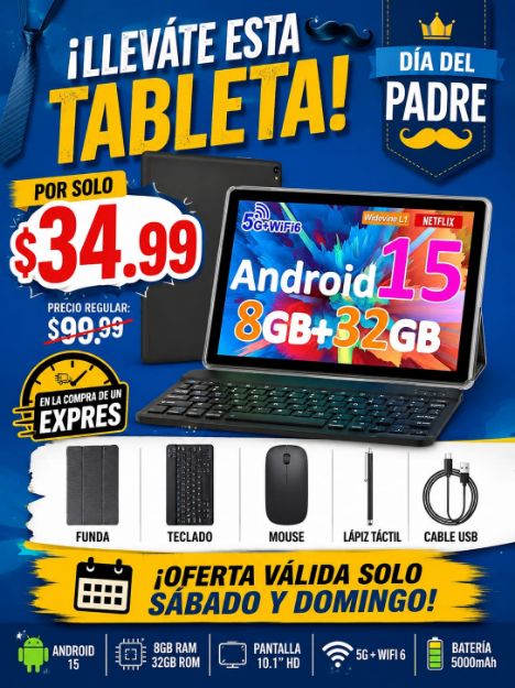 Imagen de Dia del Padre - Paquete Express - Tablet Android