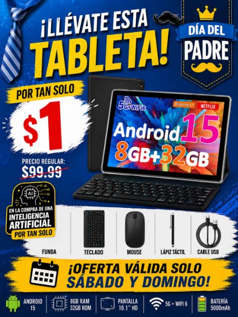 Imagen de Dia del Padre - Paquete Express - Tablet Android