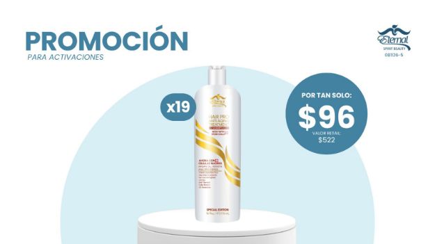 Imagen de Promocion para Activaciones: 19 Hair Pro Shampoo 16oz