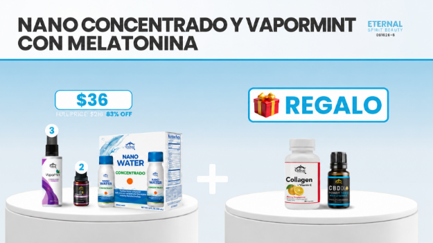 Imagen de Combo Nano Water y Vapormint con Melatonina