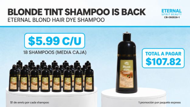 Imagen de Combo 18 Shampoo con Tinte Blonde