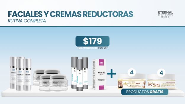 Imagen de Combo Doble Faciales y Cremas Reductoras