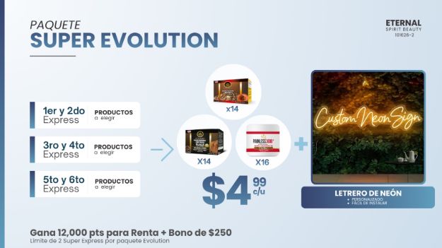Imagen de Incentivo Super Evolution para 6 Express