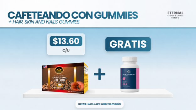 Imagen de Cafeteando con Hair-Skin-Nails Gummies