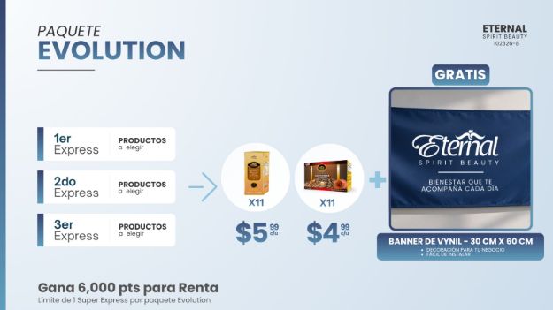 Imagen de Incentivo Evolution para 3 Express (Avena, Cafe y Banner)